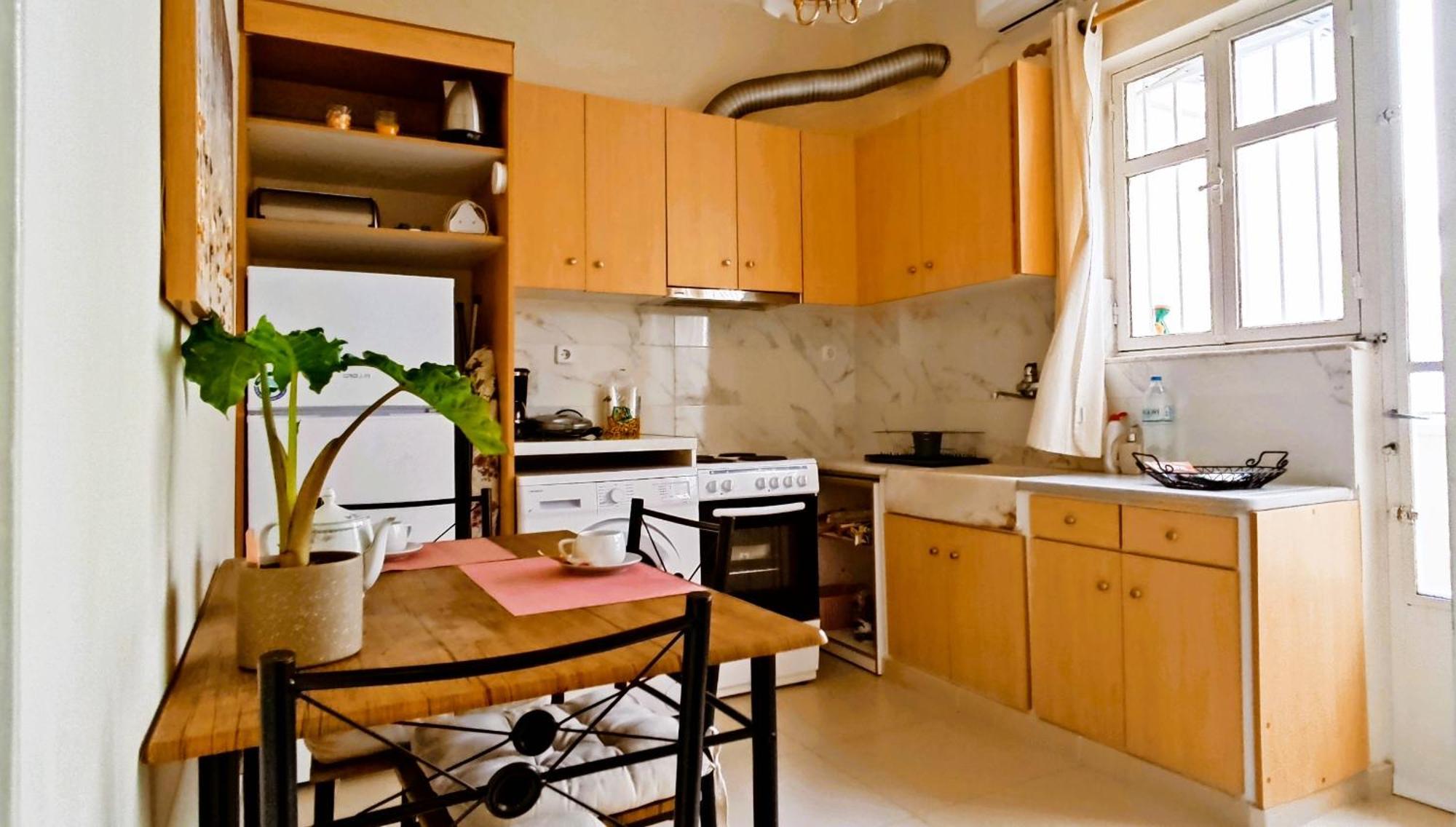 Next To Metro! Bright Apartment With Fully Equipped Kitchen Αθήνα Εξωτερικό φωτογραφία